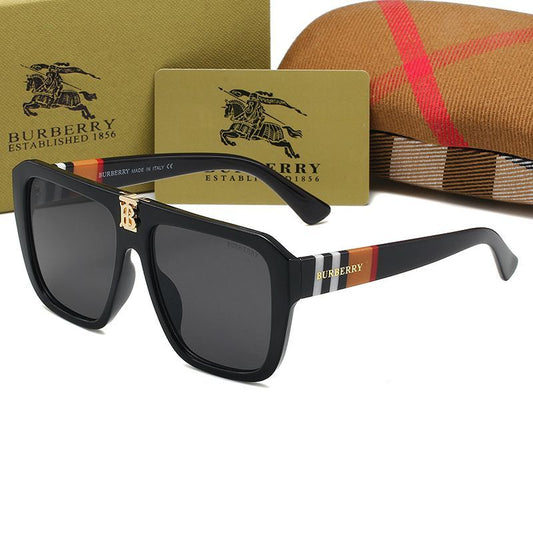 Fashion Unisex Plaid Frame Sunglasses