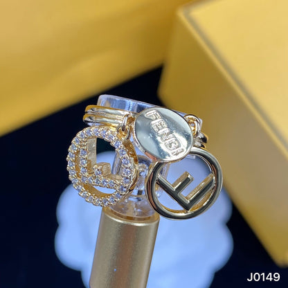 F Letter Ring