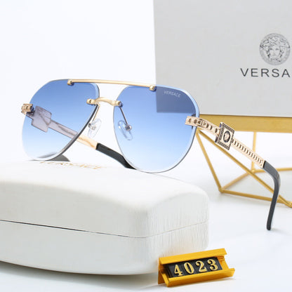 Metal aviator sunglasses 4023