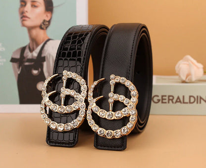 2 Styles Luxurious Rhinestone Belt