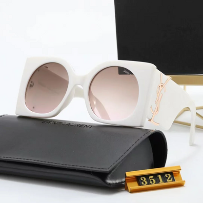 Retro large frame sunglasses 3512