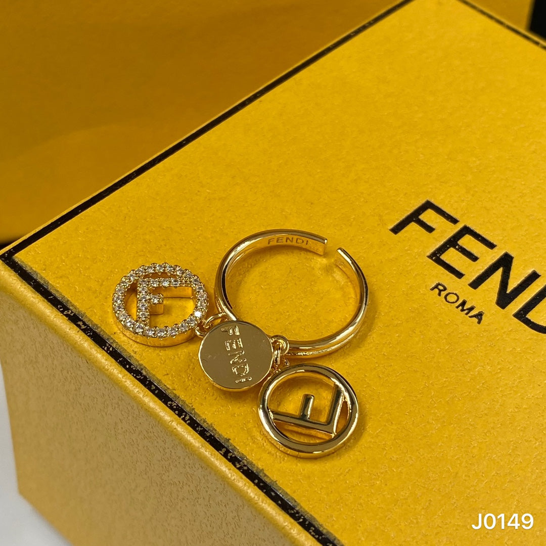 F Letter Ring