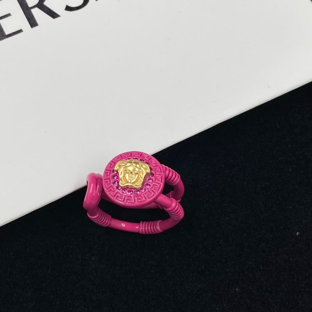 Personalized Pink Avatar Open Ring