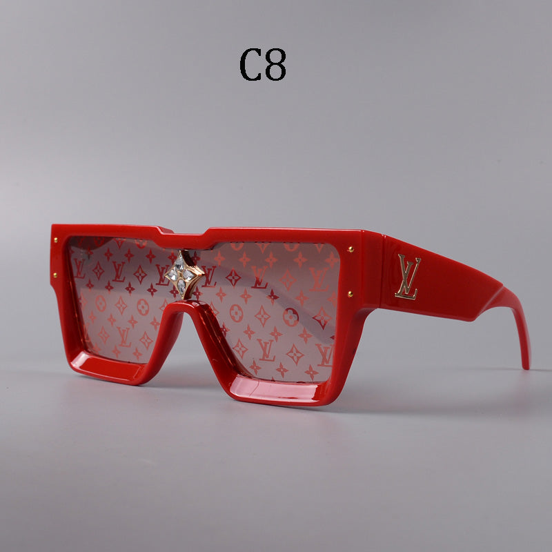 2024 new square frame unisex sunglasses 1486