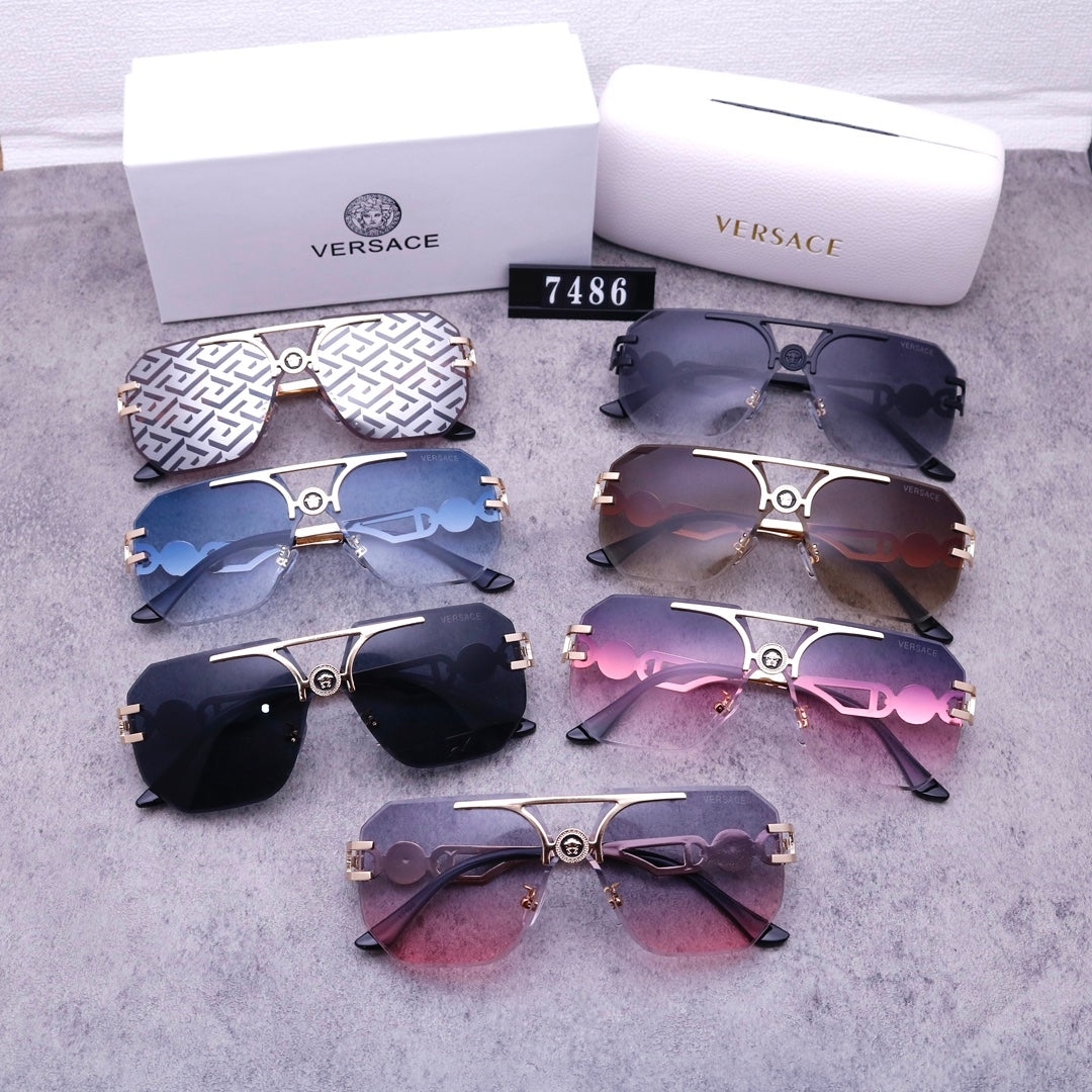 Stylish Medusa Rimless Sunglasses 7486