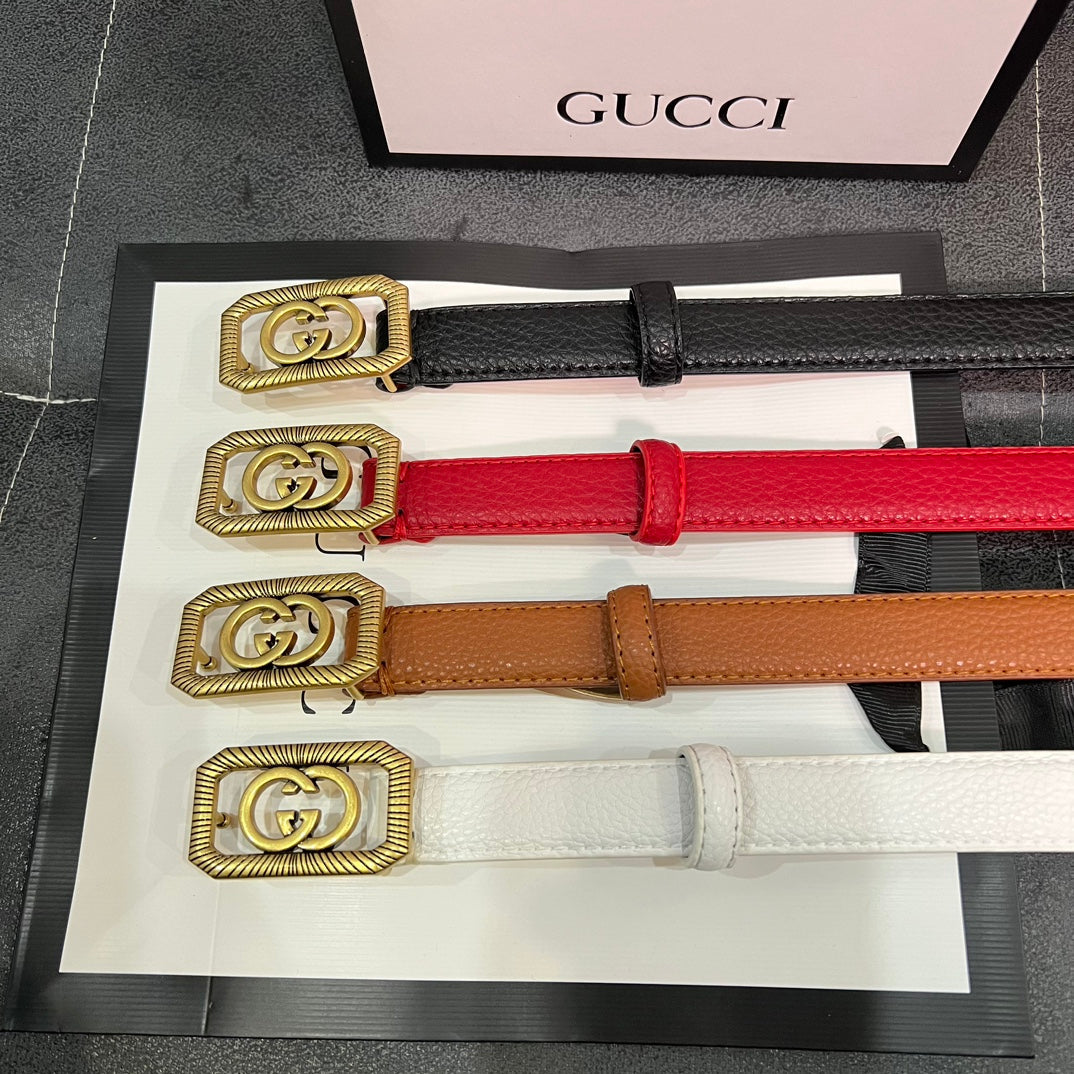 Interlocking Buckle Women's Belt