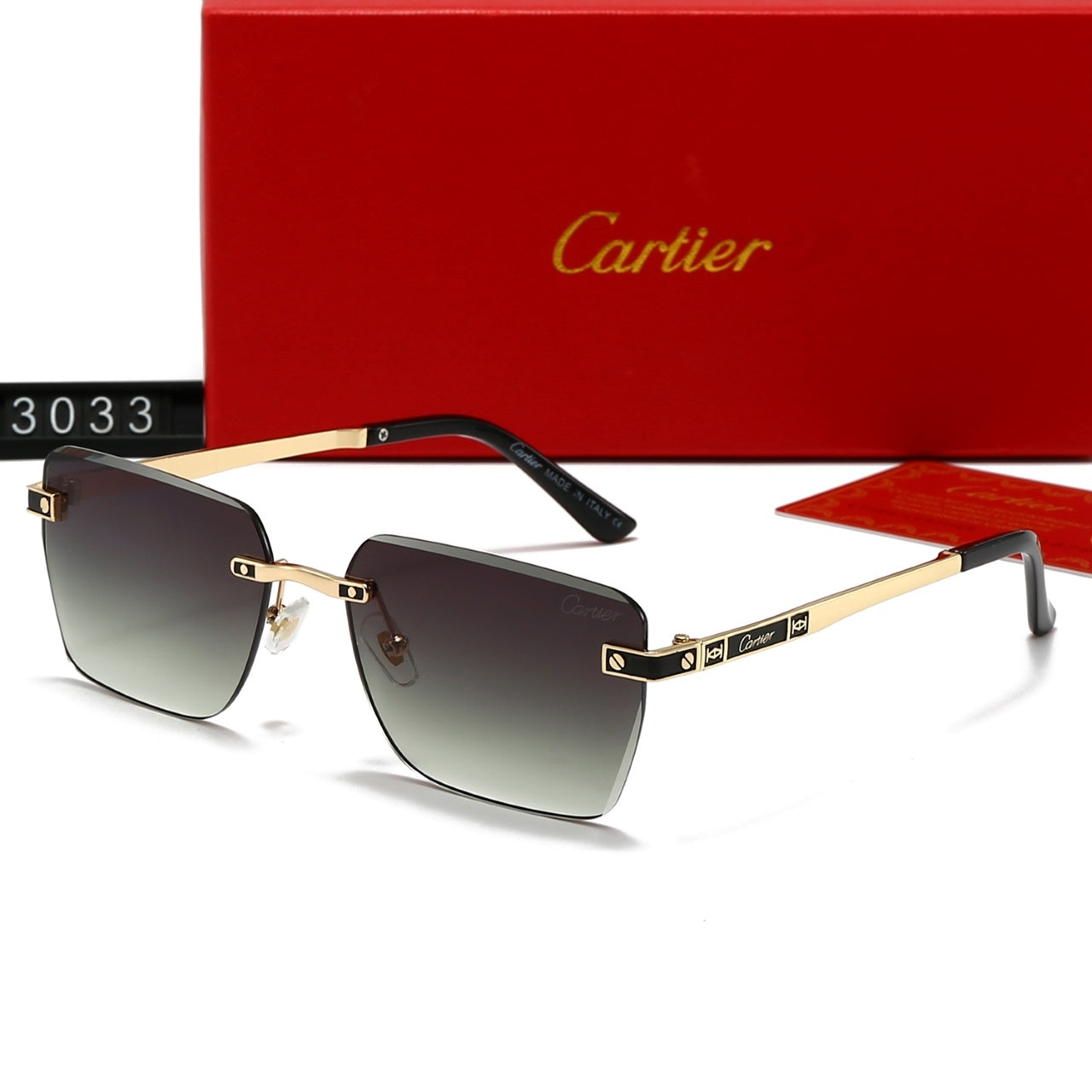 Fashion hot 7 color sunglasses 3033