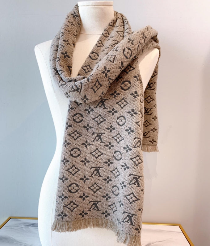 Apricot 100% cashmere scarf